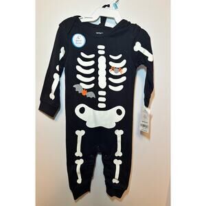 Carter’s outfit Sz 6M Skeleton nwt Halloween